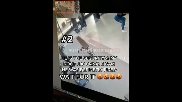 Security Guard Couldn't Control Himself After Spotting A Woman Working Out At A Gym... He Sniffed смотреть онлайн