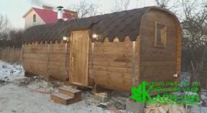 Баня "Квадро" 6 метров с комнатой отдыха купить в Лукоянове.