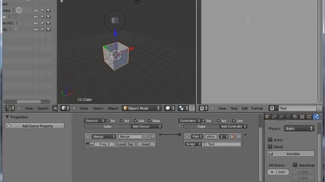 Blender 2.58a Tutorial Python add Objects #2 смотреть онлайн