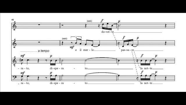 LE MERLE GENTIL ET NOIR DE MESSIAEN lyrics and music by Battista Pradal смотреть онлайн