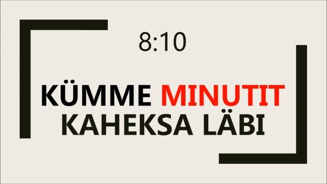 Eesti keel. Изучаем эстонский язык. Тема "Который час?" / Mis kell on? смотреть онлайн