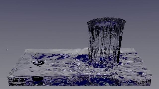 Splashing water at high resolution in Blender 60fps смотреть онлайн