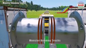 Машинки катаются и преодолевают различные препятствия