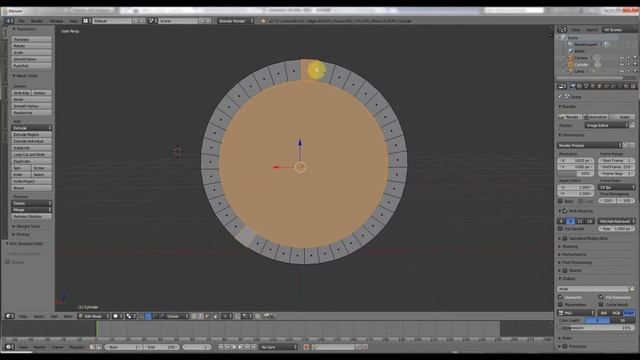 Comparing Blender To 3dsMax Selecting adjacent faces in a line.... смотреть онлайн