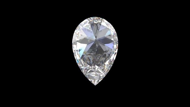 Pear cut gem (360° animation) смотреть онлайн