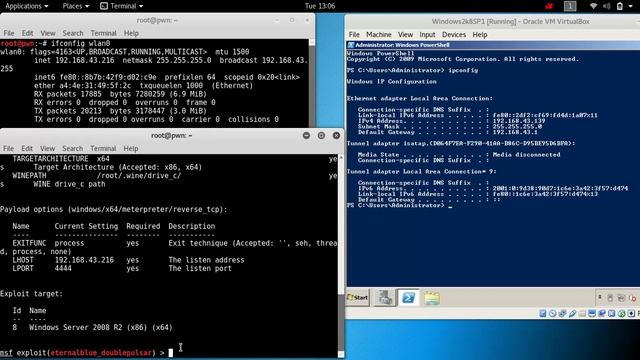 EternalBlue-DoublePulsar-Metasploit without using FuzzBunch смотреть онлайн