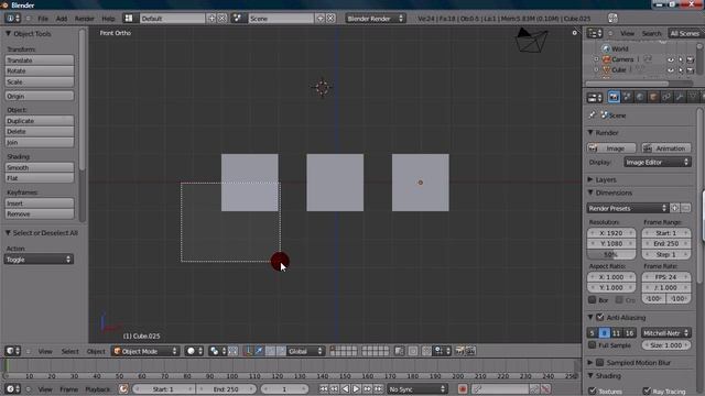 Blender Basics 6. Selecting Objects смотреть онлайн