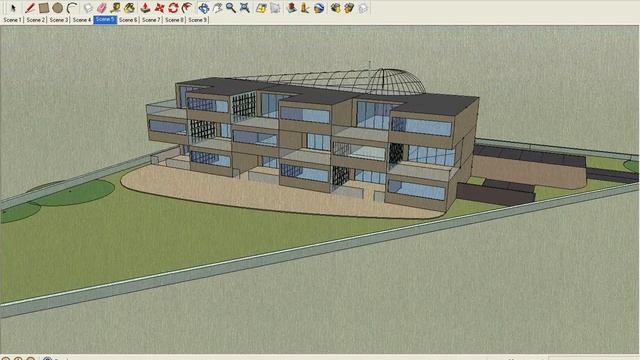 Architecture Project - Google SketchUp 7 смотреть онлайн