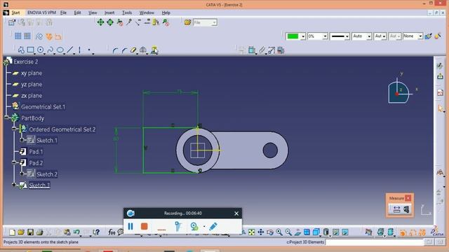 3d Modeling In CATIA EX#2 | CATIA V5 Tutorials for beginners | CATIA V5 | CATIA V5 Exercise смотреть онлайн