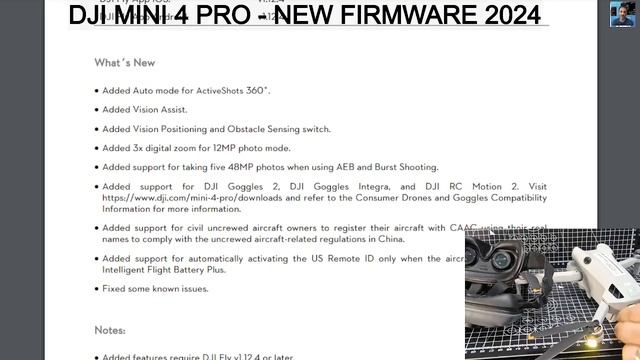 NEW- FIRMWARE Update - DJI Assistant , DJI MINI 4 PRO - CONNECT TO , RC MOTION 2 & GOGGLES INTEGR смотреть онлайн
