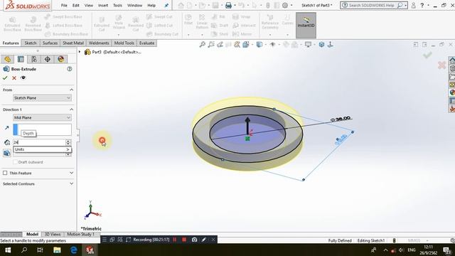 SolidWorks 2019 Assembly # ภาษาไทย Cylinder Engine смотреть онлайн