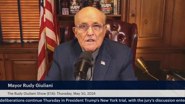 The Rudy Giuliani Show (E14): Jury Deliberations Continue in President Trump's New York Trial смотреть онлайн