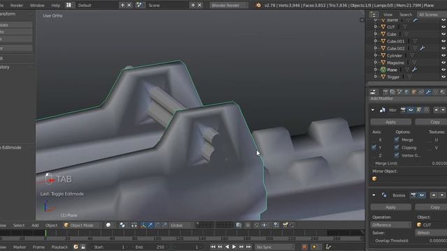 How to model an AK-12 in Blender 2.78b ; # 2 ; Request смотреть онлайн