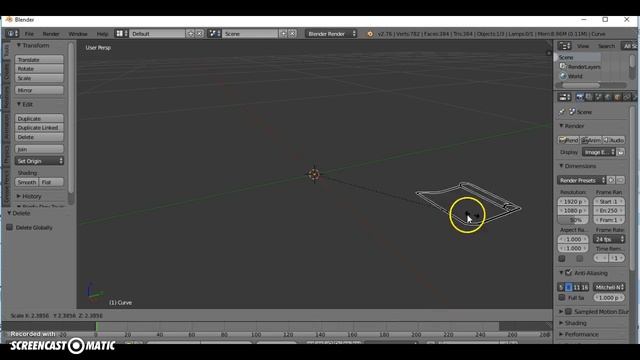 .jpg image to Inkscape .svg to Blender mesh смотреть онлайн