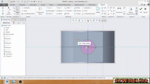 KNUCKLE JOINT || Design & Assembly || CREO TUTORIAL смотреть онлайн
