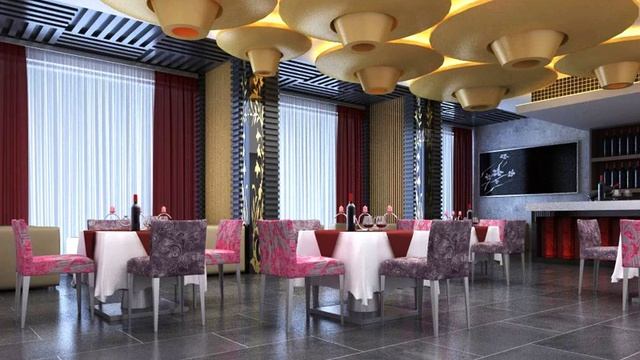 3D Model of Restaurant 027-2 two two Review смотреть онлайн