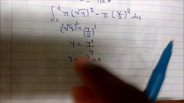 Volumes By Slicing Using Disk & Washer Method about Y-Axis (Part 2) смотреть онлайн