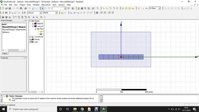 Arranjo Halbach Linear - Ansys Maxwell смотреть онлайн
