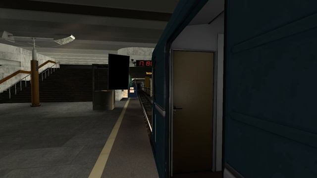 Прибытие и отправление Номерного с Волжской, ЛДЛ || Garry's Mod Metrostroi смотреть онлайн