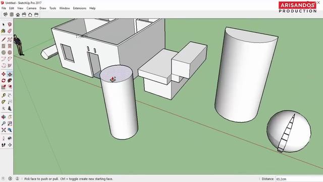 10 Fungsi dan Cara Gunakan Push Pull di Sketchup смотреть онлайн