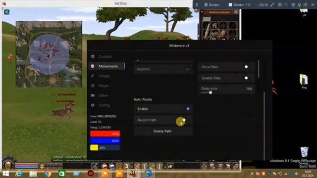 Metin2 MoB Ware Hack Kullanımı - Metin 2 Hile ile 1 günde 100 Level Olabilirsin. смотреть онлайн