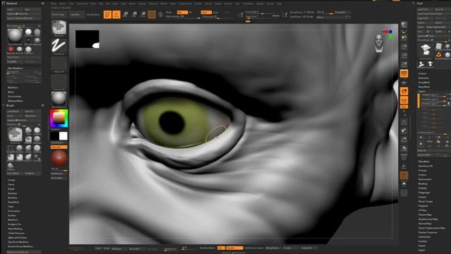Zbrush tutorial Elf sculpting Part 4 Skin detailing 1 смотреть онлайн