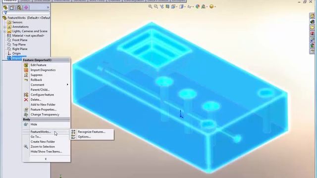 SOLIDWORKS What's New 2010: Section 13 - FeatureWorks смотреть онлайн