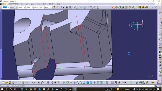 Converting Non Parametric To Parametric using CATIA V5 | Part Modeling | Remastering Boolean Method смотреть онлайн