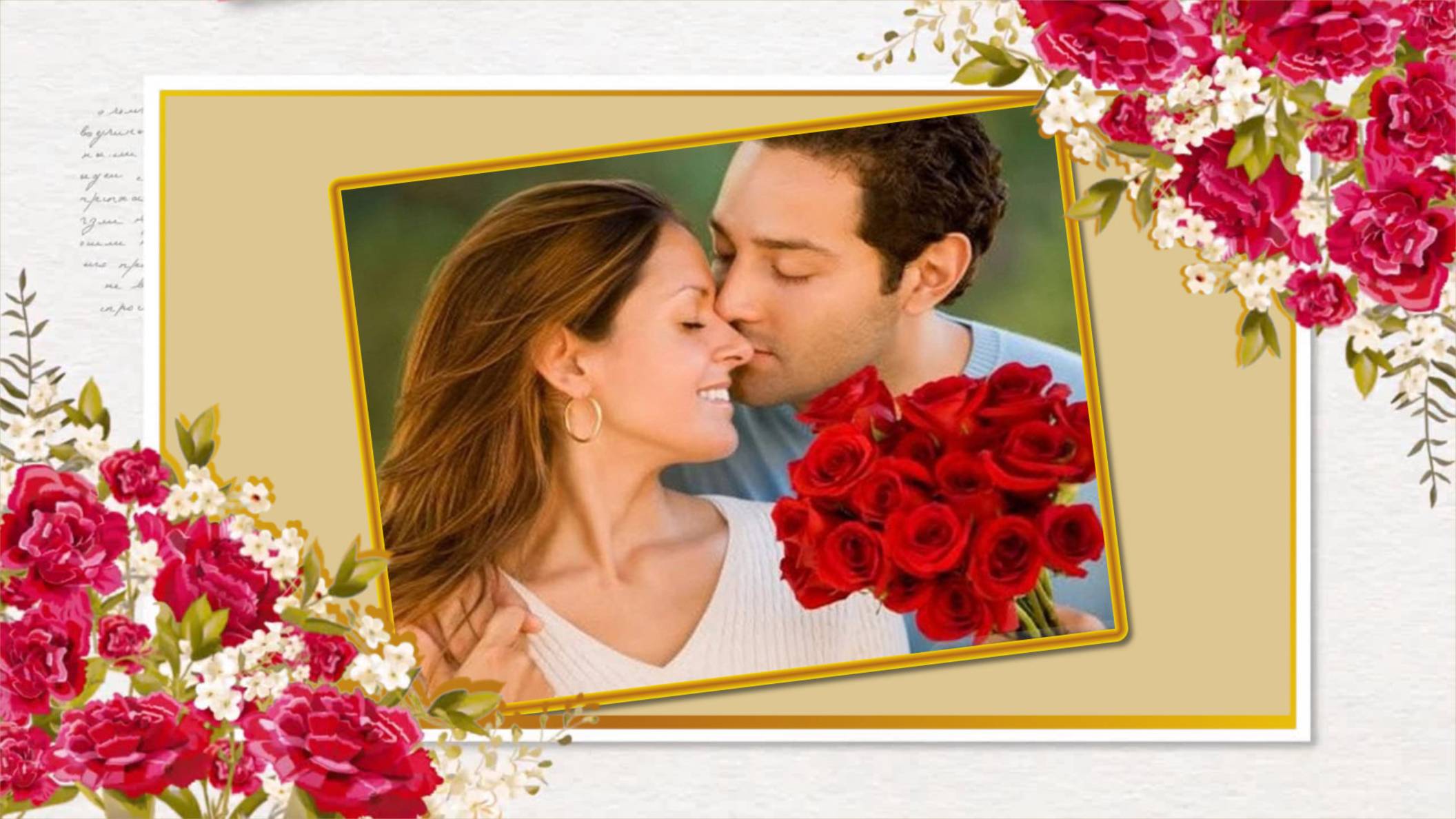 ЦВЕТОЧНАЯ ОТКРЫТКА | Бесплатный проект ProShow Producer | 8 МАРТА