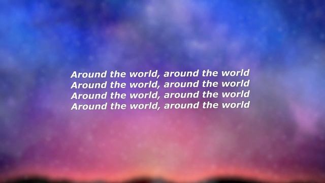 Daft Punk - Around the World (Lyrics) - "Around the world, around the world" смотреть онлайн