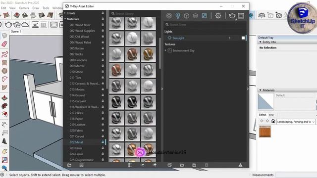 Sketchup tutorial || Exterior Desing Tutorial || Vray 2021 || Sketchup 2021 || SKETCHUP IT || смотреть онлайн