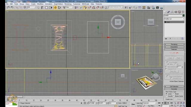 cartoon room ceiling design make in 3D max./how to create for cartoon ceiling design in 3D Max. смотреть онлайн