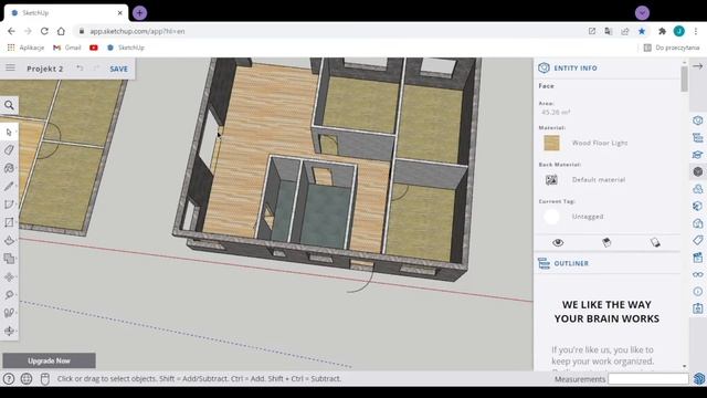 Jak zaprojektować dom - Edycja 3D - SketchUp Online смотреть онлайн
