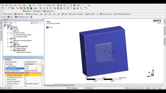 3D-fracture-analysis-in-ANSYS-with-semi-elliptical-surface-crack смотреть онлайн