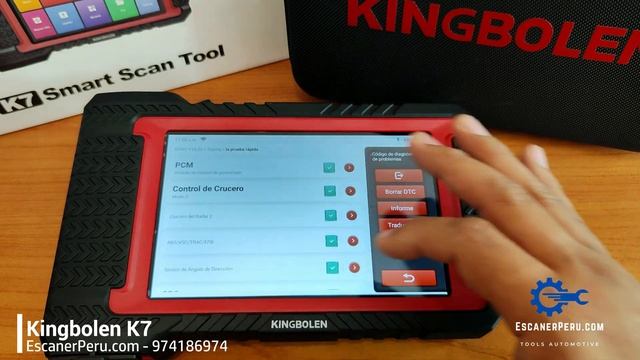 Kingbolen K7 Revision Completa Scanner Profesional Bi direccional con prueba de Actuadores смотреть онлайн