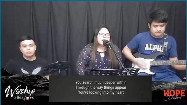 The Heart of Worship + Here I Am to Worship Medley - Caleb & Kelsey (Hope Dubai Cover w/ Lyrics) смотреть онлайн
