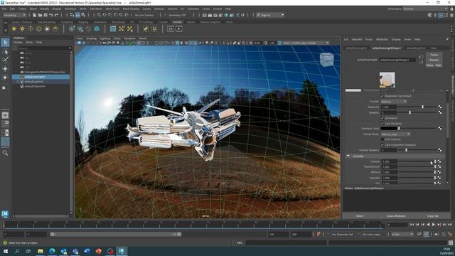 How to add a Sky Dome (Skybox) into Maya смотреть онлайн