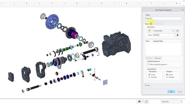 Creo Parametric - Design Animation Option (DAO) | Exploding Assemblies смотреть онлайн