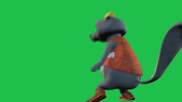 Skunk Dance Animation - Blender & iClone. смотреть онлайн
