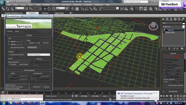 FDUM - Urban blocks with "Greeble" plug-in смотреть онлайн