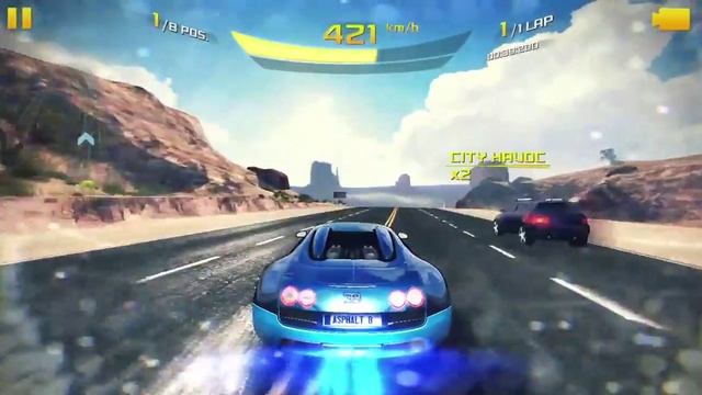 Asphalt 8 Airborne Bugatti 16.4 Grand Sport Vitesse Challenge 1 смотреть онлайн
