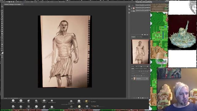 Twitch Stream Zbrush Sculpting on Scolla: Part 29 (Scale Stamps) & TfT Illustration смотреть онлайн