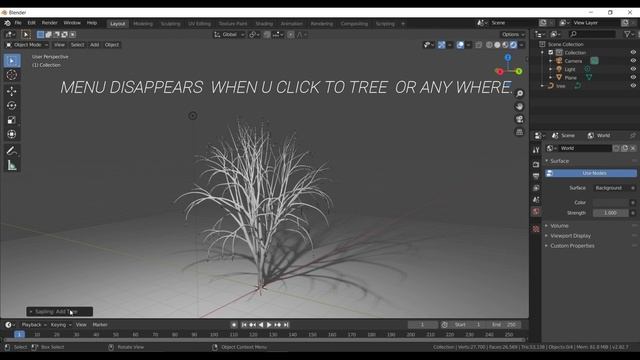 HOW TO FAST ADD TREE IN BLENDER 2.82 смотреть онлайн