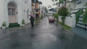 Прогулка под дождем в Индии. Идеальный фон для расслабления, сна и сосредоточенной учебы.