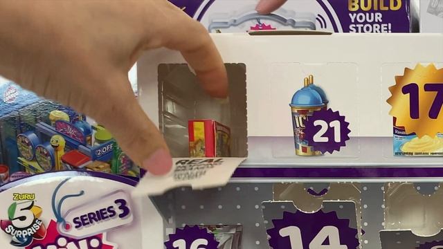 MINI BRANDS ADVENT CALENDAR SERIES 3 UNBOXING