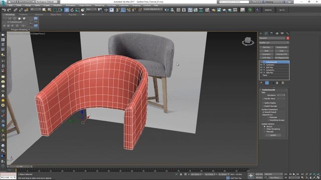 Modeling a Quilted Leather Chair in 3ds Max Part 1 смотреть онлайн