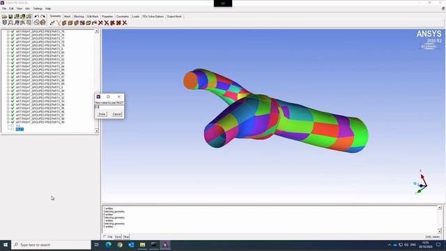 Geometry Preparation of IGES files in IcemCFD смотреть онлайн