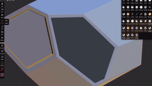 Nomad Sculpt - Carving thin straight lines - 2 - (V1.71 -16.1.2023) смотреть онлайн