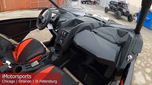 2023 Can-Am® Maverick X3 MAX X rs Turbo RR Smart-Shox Tan, Black, Red PA23152@ iMotorsports