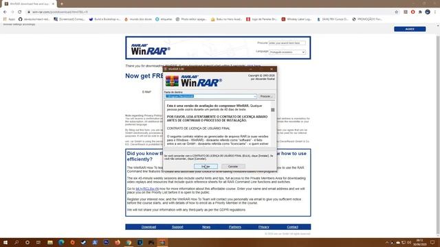 WINRAR como baixar e instalar no windos смотреть онлайн